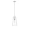 Z-Lite Kira Pendant, 1-Light, 6.5 In.W x 13 In.H, Chrome /Clear 7508P-ROD-CH - alternate 4